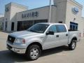 2004 Silver Metallic Ford F150 XLT SuperCrew 4x4  photo #1