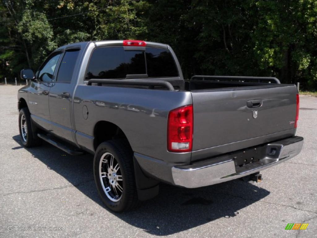 2005 Ram 1500 SLT Quad Cab 4x4 - Mineral Gray Metallic / Dark Slate Gray photo #2