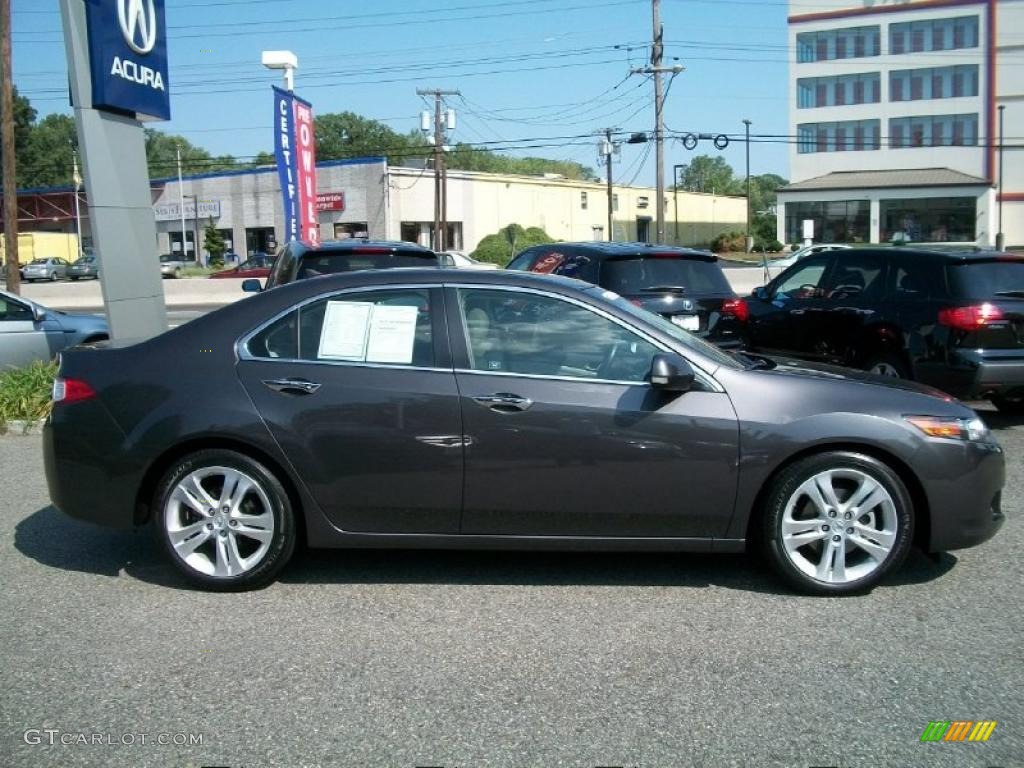 2010 TSX V6 Sedan - Grigio Metallic / Taupe photo #8