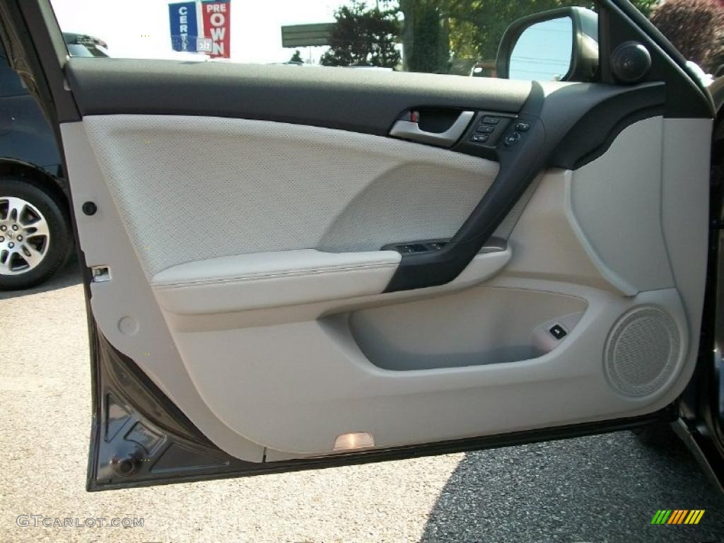 2010 TSX V6 Sedan - Grigio Metallic / Taupe photo #9