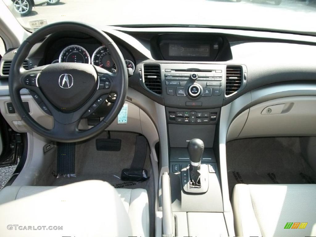 2010 TSX V6 Sedan - Grigio Metallic / Taupe photo #13