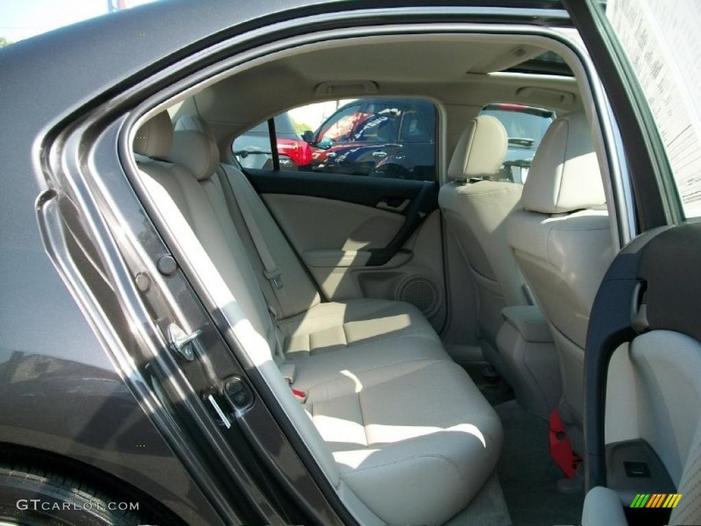 2010 TSX V6 Sedan - Grigio Metallic / Taupe photo #24