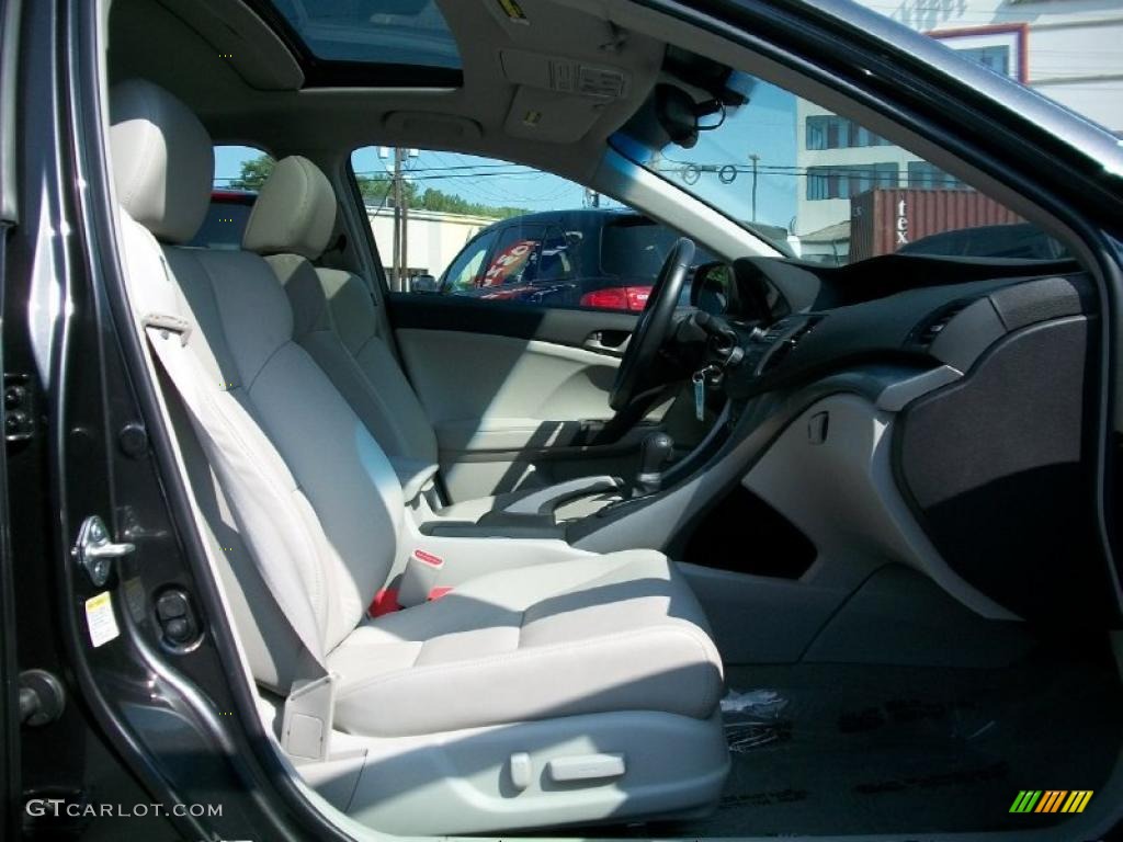 2010 TSX V6 Sedan - Grigio Metallic / Taupe photo #27