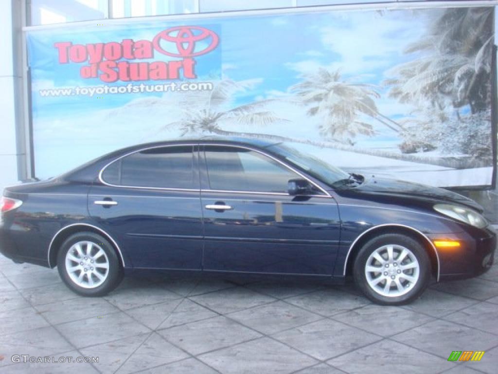 2003 ES 300 - Blue Onyx Pearl / Black photo #1