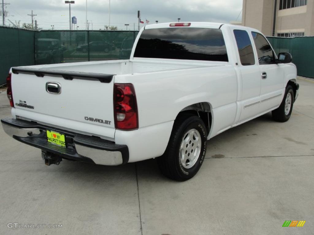 2003 Silverado 1500 LT Extended Cab - Summit White / Tan photo #3
