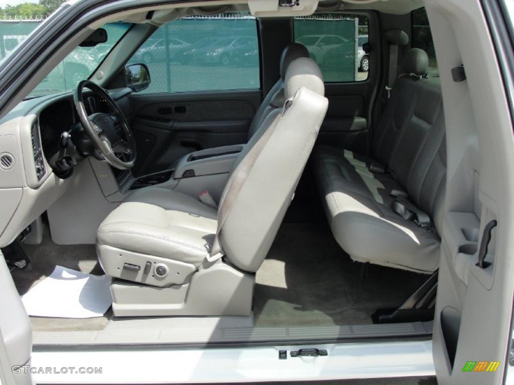 2003 Silverado 1500 LT Extended Cab - Summit White / Tan photo #29