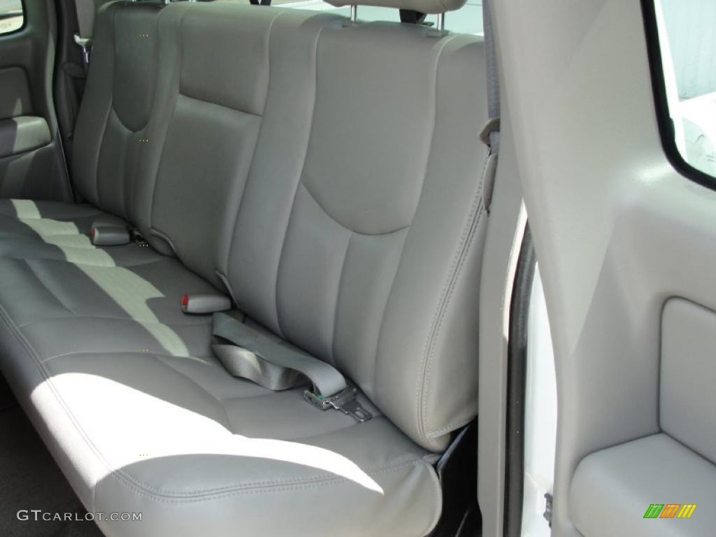 2003 Silverado 1500 LT Extended Cab - Summit White / Tan photo #31