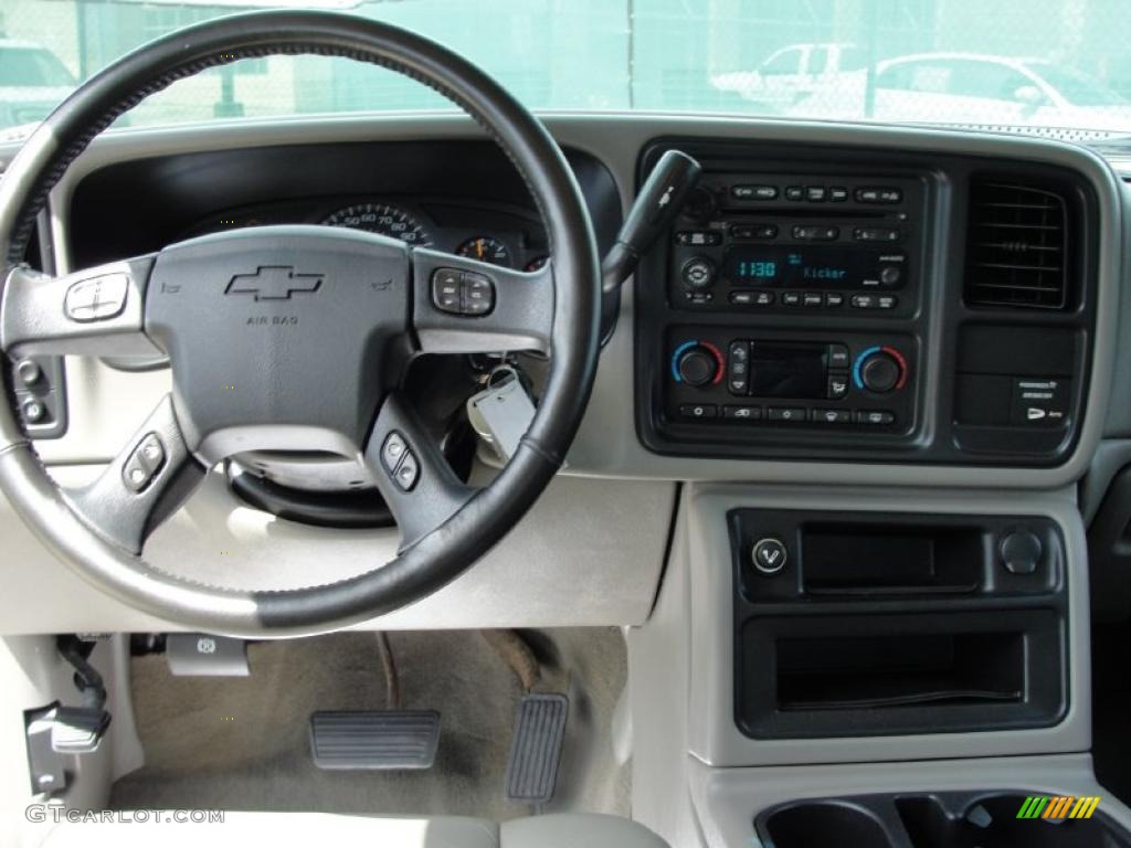 2003 Silverado 1500 LT Extended Cab - Summit White / Tan photo #36