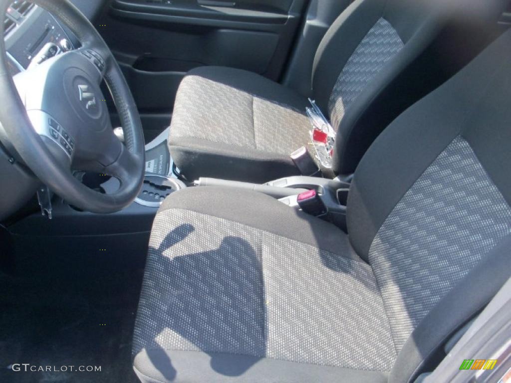 2007 SX4 Convenience AWD - Black Onyx Pearl / Black photo #2
