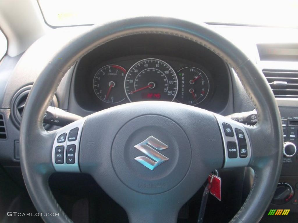 2007 SX4 Convenience AWD - Black Onyx Pearl / Black photo #5