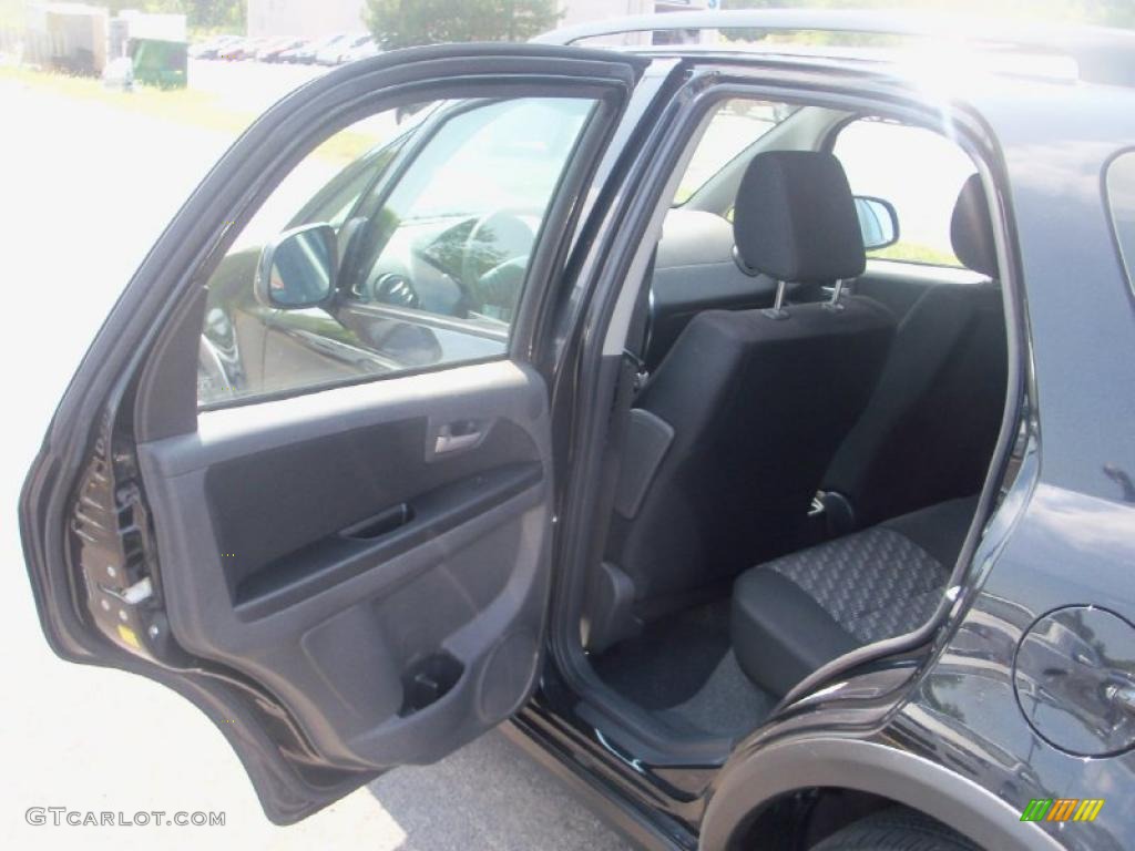 2007 SX4 Convenience AWD - Black Onyx Pearl / Black photo #16