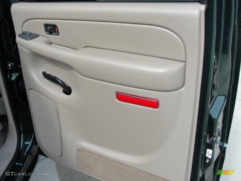 2004 Silverado 1500 LS Crew Cab - Dark Green Metallic / Tan photo #19
