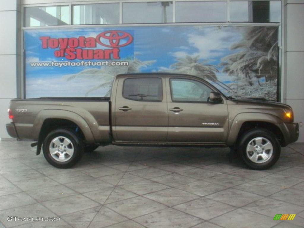 2010 Tacoma V6 SR5 TRD Sport Double Cab - Pyrite Mica / Graphite photo #1