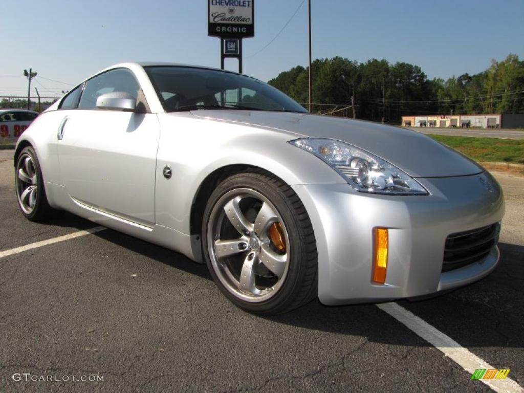 2007 350Z Grand Touring Coupe - Silver Alloy Metallic / Charcoal photo #1