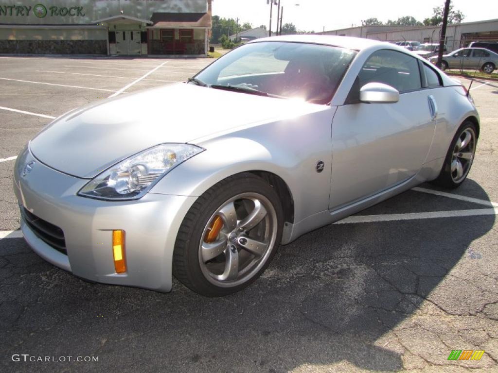2007 350Z Grand Touring Coupe - Silver Alloy Metallic / Charcoal photo #3