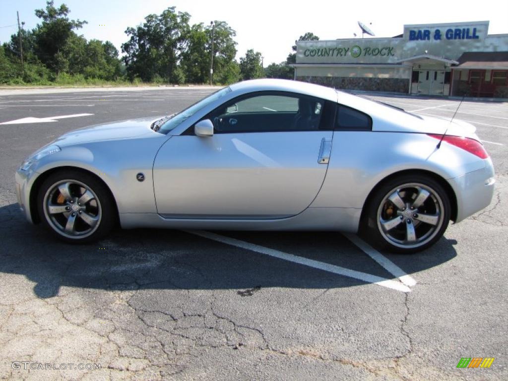 2007 350Z Grand Touring Coupe - Silver Alloy Metallic / Charcoal photo #4