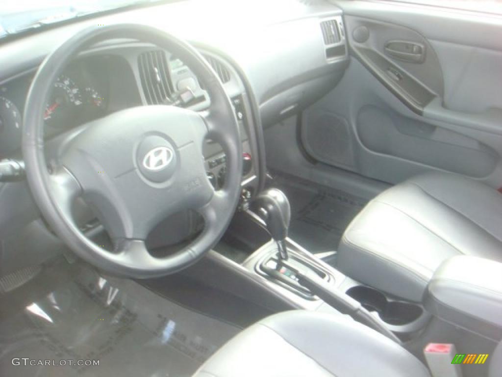 2004 Elantra GT Hatchback - Tidal Wave Blue / Dark Gray photo #10