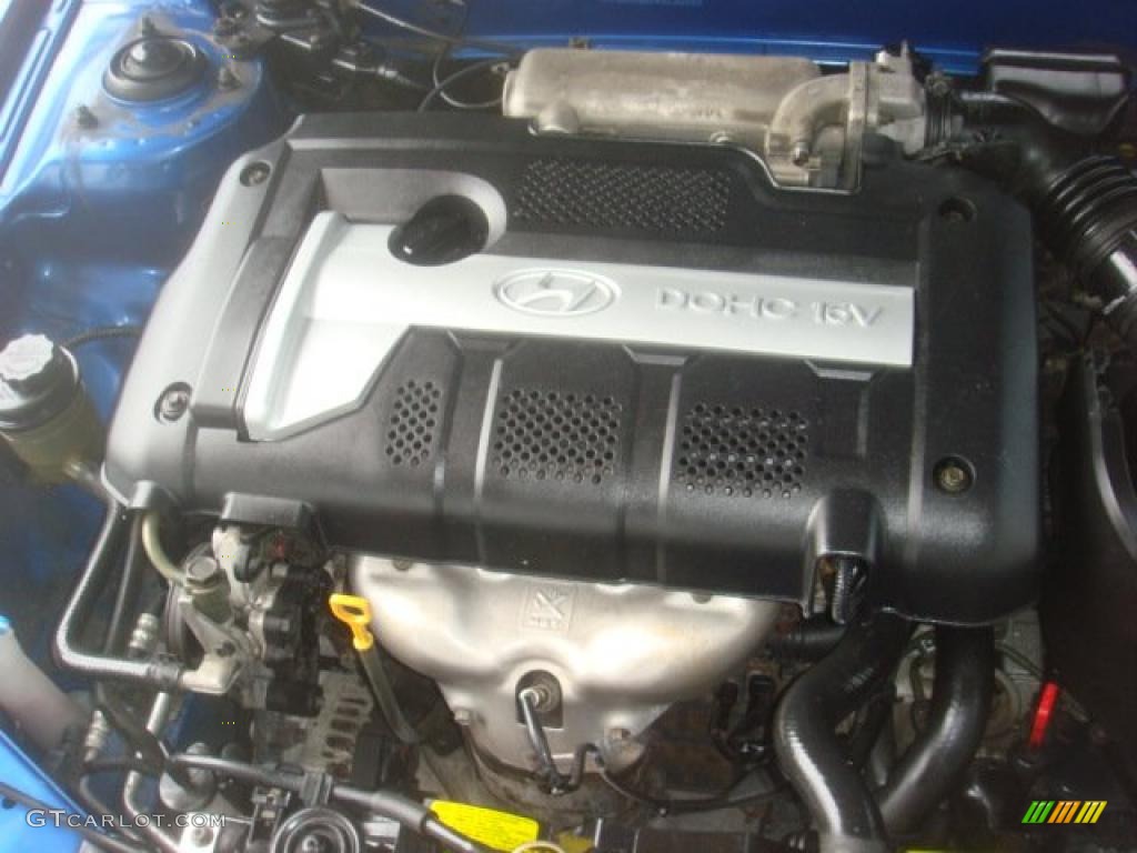 2004 Elantra GT Hatchback - Tidal Wave Blue / Dark Gray photo #18