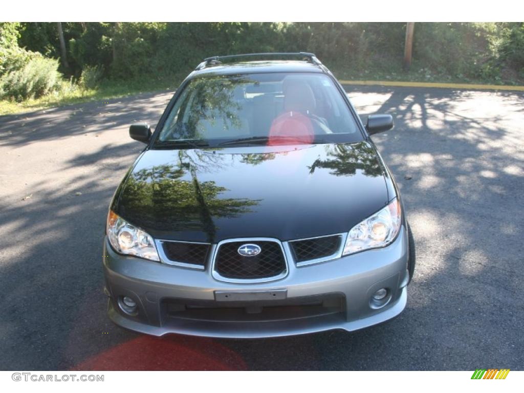 2007 Impreza Outback Sport Wagon - Obsidian Black Pearl / Desert Beige photo #2