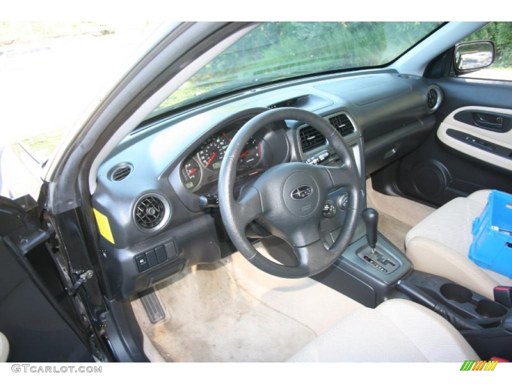 2007 Impreza Outback Sport Wagon - Obsidian Black Pearl / Desert Beige photo #11