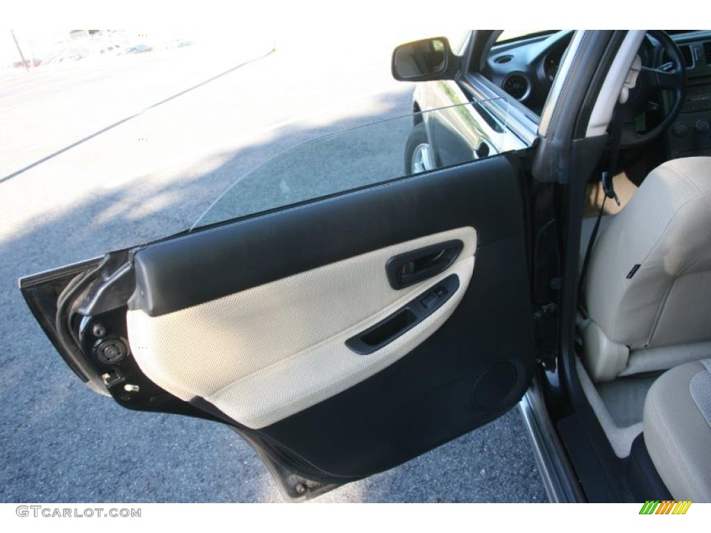 2007 Impreza Outback Sport Wagon - Obsidian Black Pearl / Desert Beige photo #14