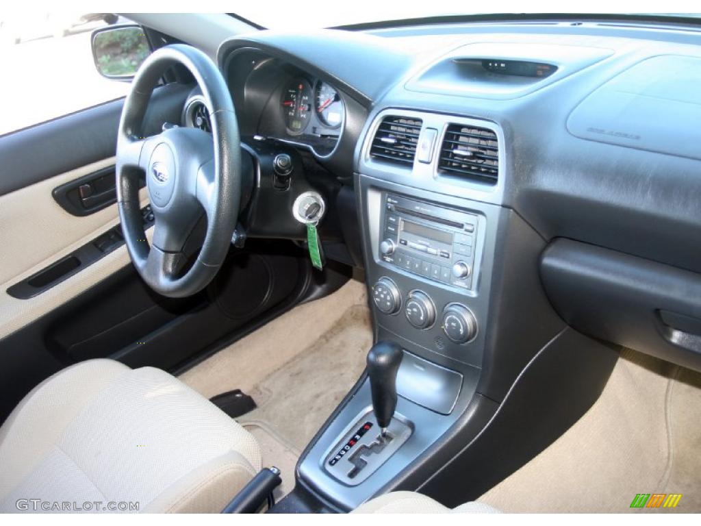 2007 Impreza Outback Sport Wagon - Obsidian Black Pearl / Desert Beige photo #17