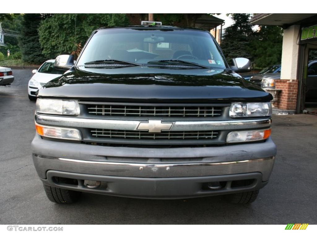 2002 Silverado 1500 LS Extended Cab 4x4 - Onyx Black / Graphite Gray photo #2