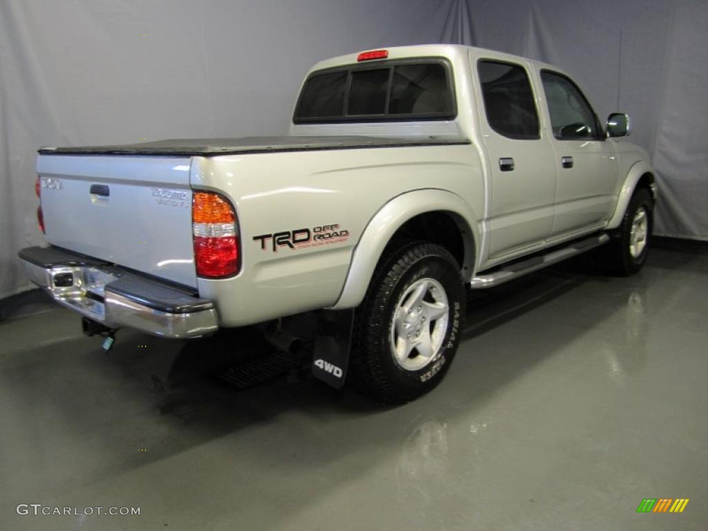 2004 Tacoma V6 TRD Double Cab 4x4 - Lunar Mist Metallic / Oak photo #3