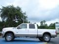 2011 White Platinum Tri-Coat Metallic Ford F350 Super Duty King Ranch Crew Cab 4x4  photo #2