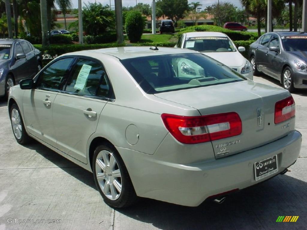 2008 MKZ Sedan - Light Sage Metallic / Light Stone photo #8