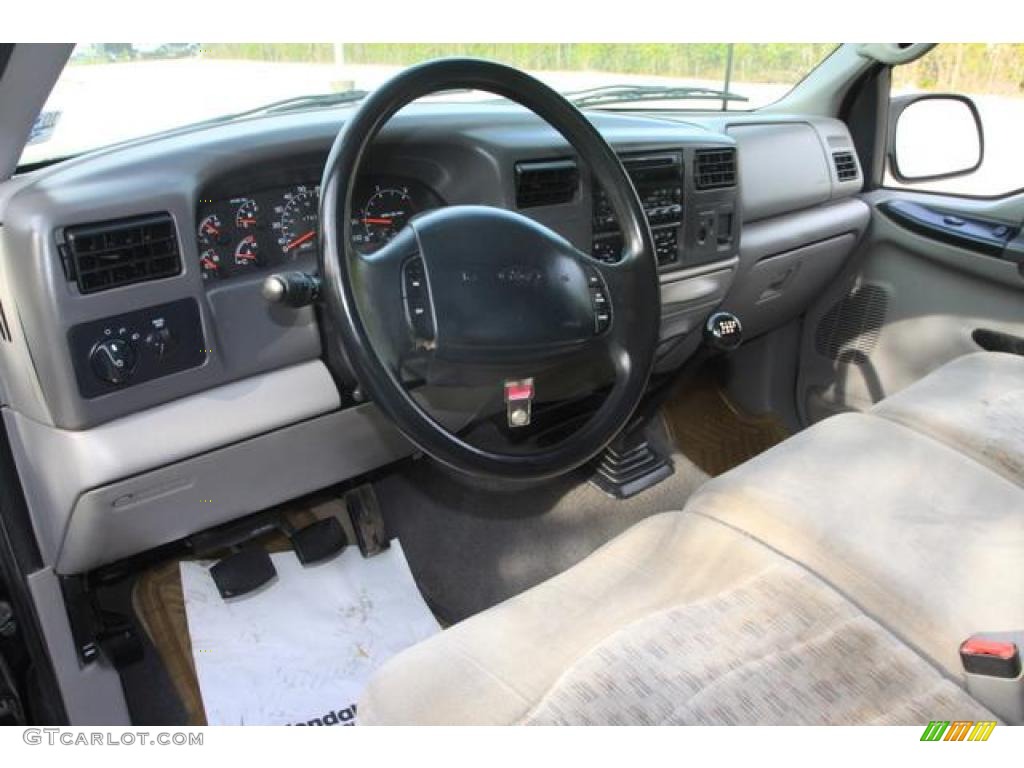 2000 F250 Super Duty XLT Extended Cab - Black / Medium Graphite photo #13