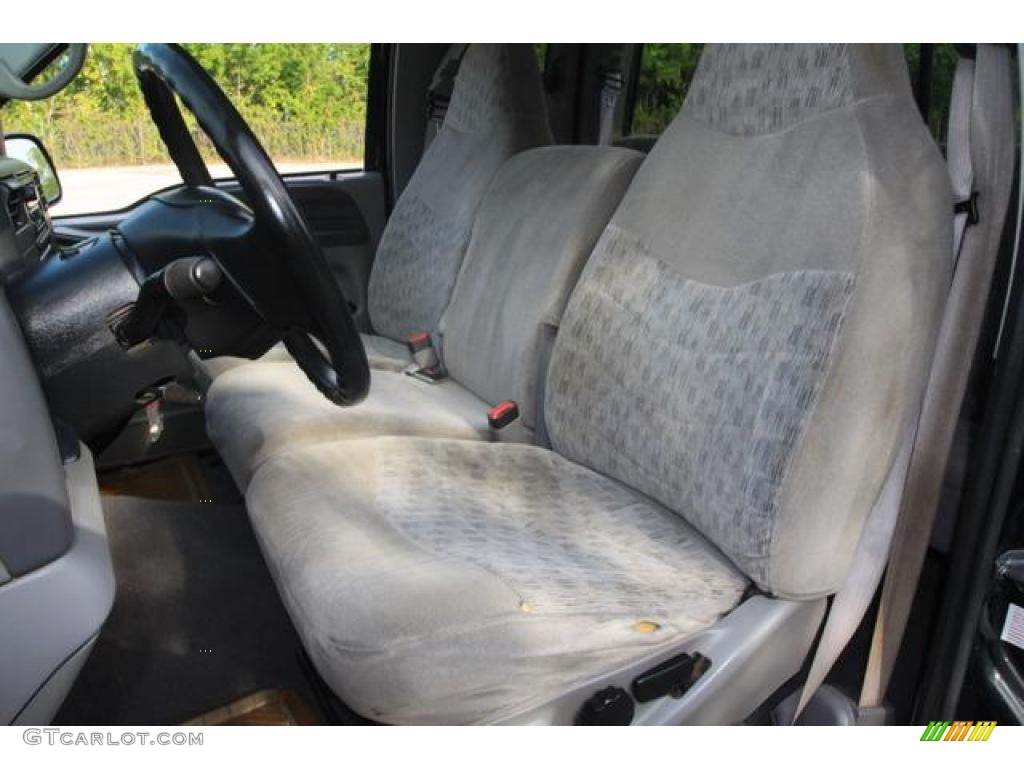 2000 F250 Super Duty XLT Extended Cab - Black / Medium Graphite photo #14