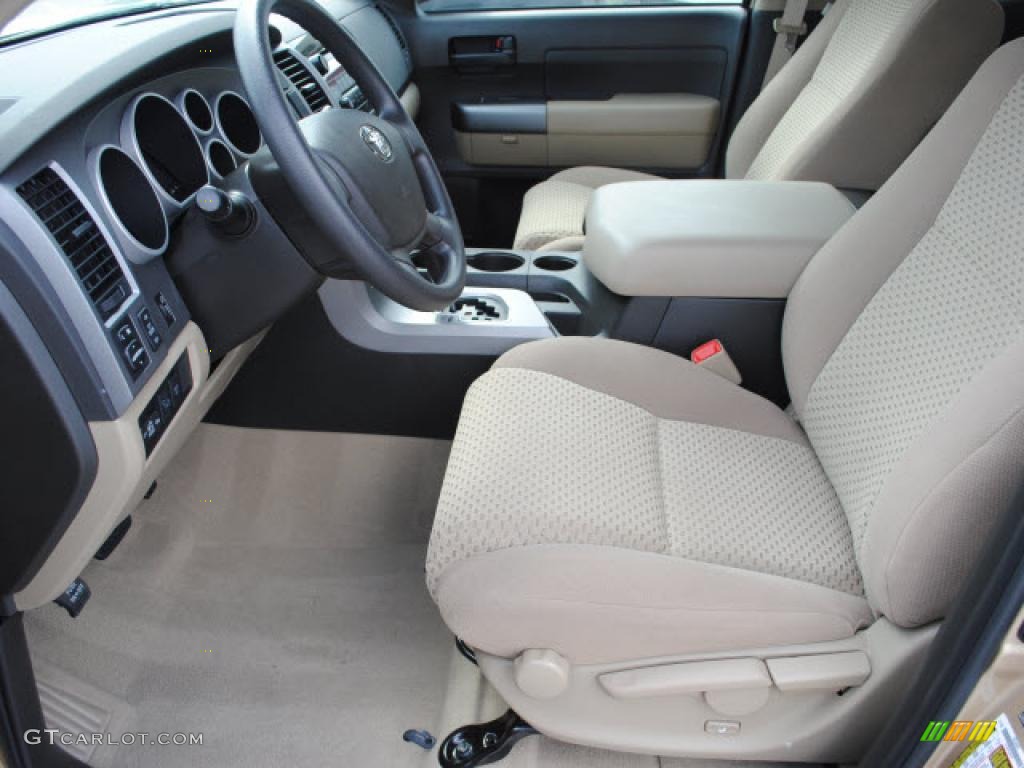 2010 Tundra Double Cab - Sandy Beach Metallic / Sand Beige photo #16