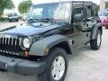 2009 Deep Water Blue Pearl Jeep Wrangler Unlimited X  photo #13