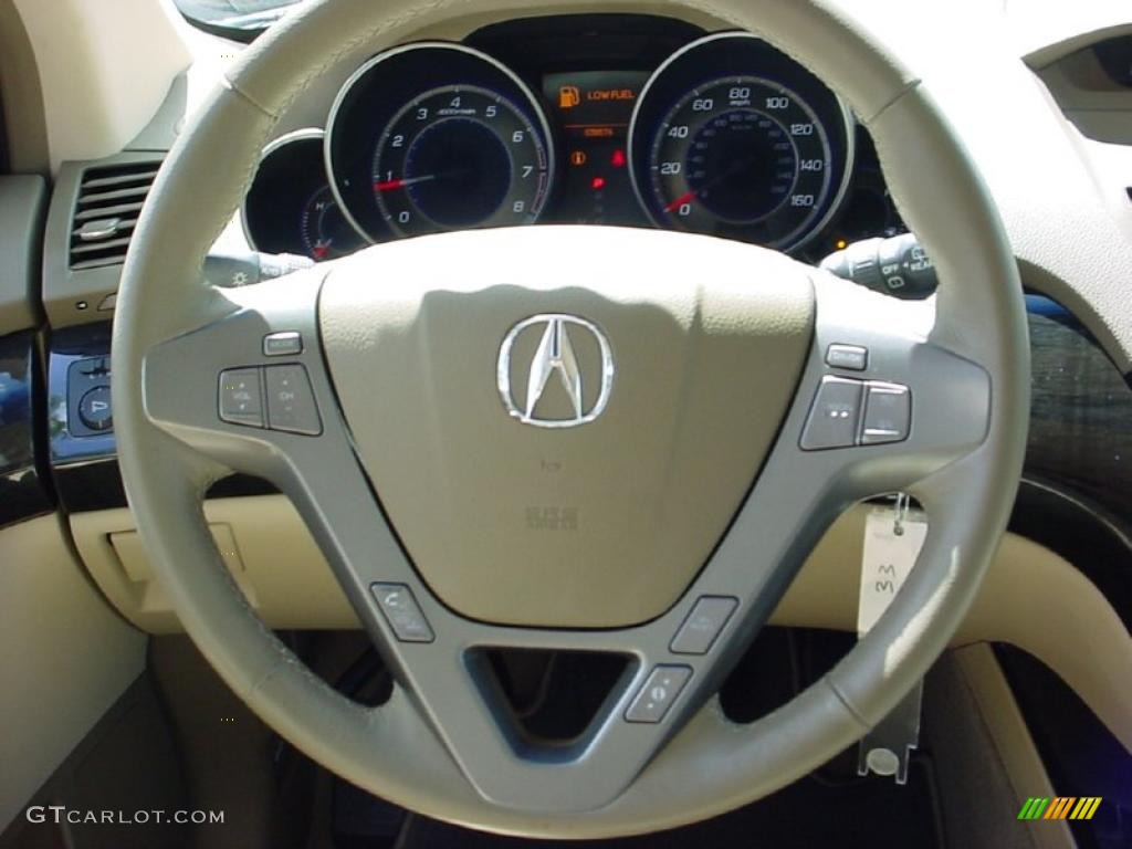 2007 MDX  - Aspen White Pearl / Parchment photo #27