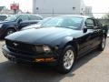 2007 Black Ford Mustang V6 Deluxe Coupe  photo #1