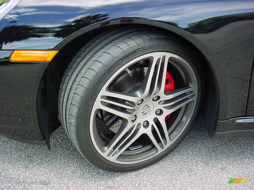 2007 911 Carrera 4S Cabriolet - Black / Sand Beige photo #16