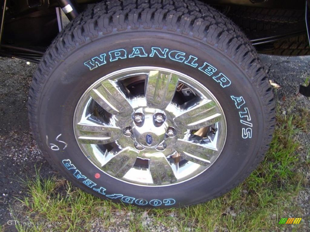 2010 F150 XLT SuperCab 4x4 - Tuxedo Black / Medium Stone photo #10