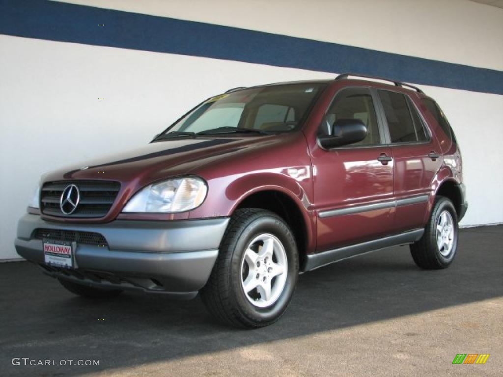 1998 ML 320 4Matic - Ruby Metallic / Sand photo #1