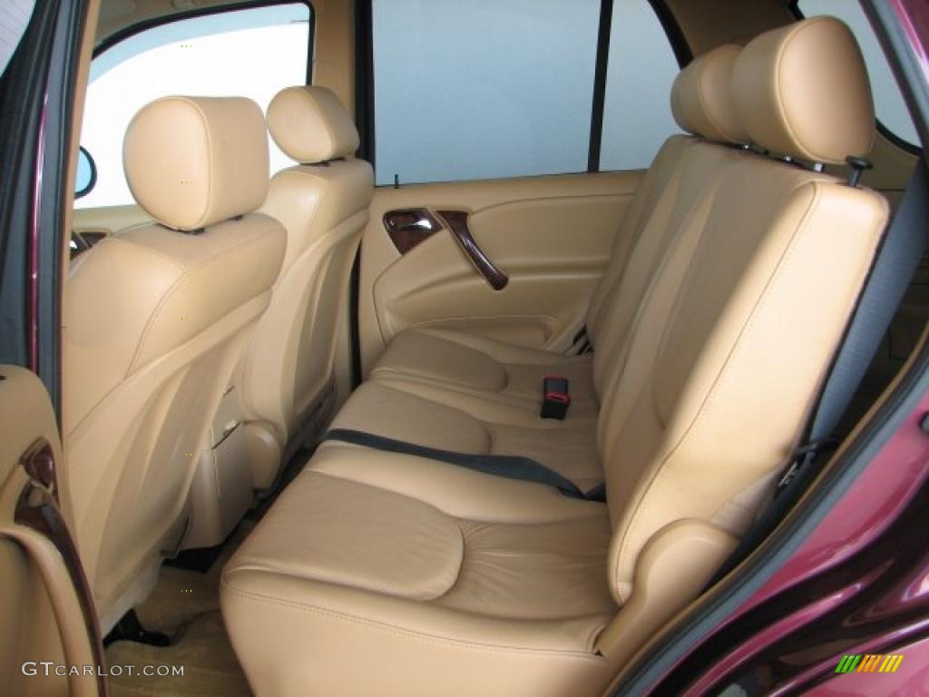 1998 ML 320 4Matic - Ruby Metallic / Sand photo #7