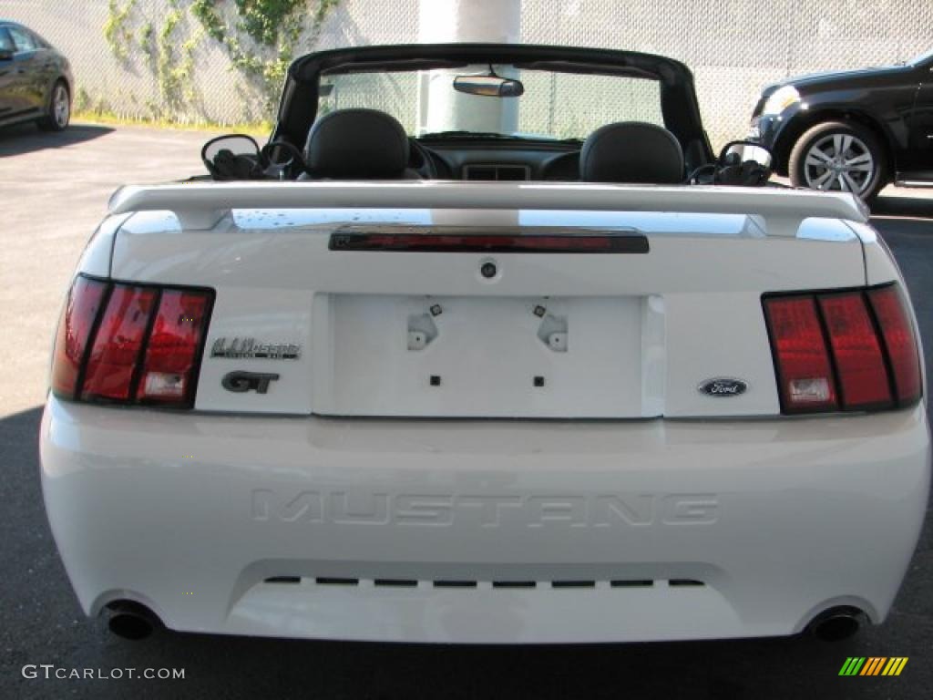 2003 Mustang GT Convertible - Oxford White / Dark Charcoal photo #5