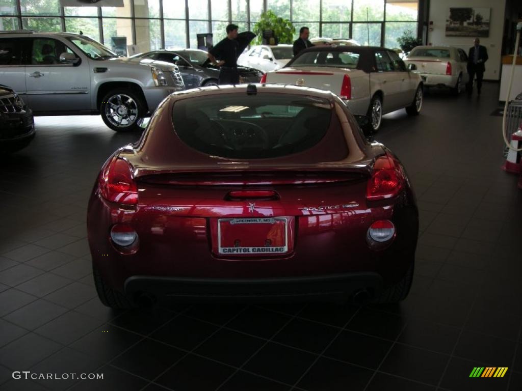 2009 Solstice GXP Coupe - Wicked Ruby Red / Ebony photo #4