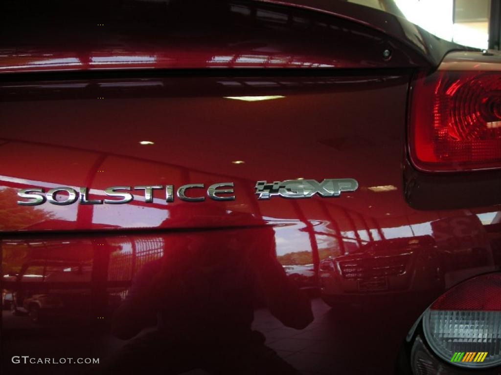 2009 Solstice GXP Coupe - Wicked Ruby Red / Ebony photo #5