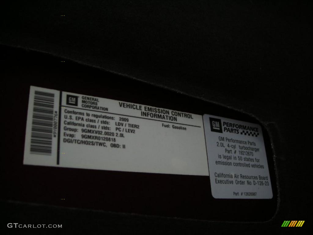 2009 Solstice GXP Coupe - Wicked Ruby Red / Ebony photo #18