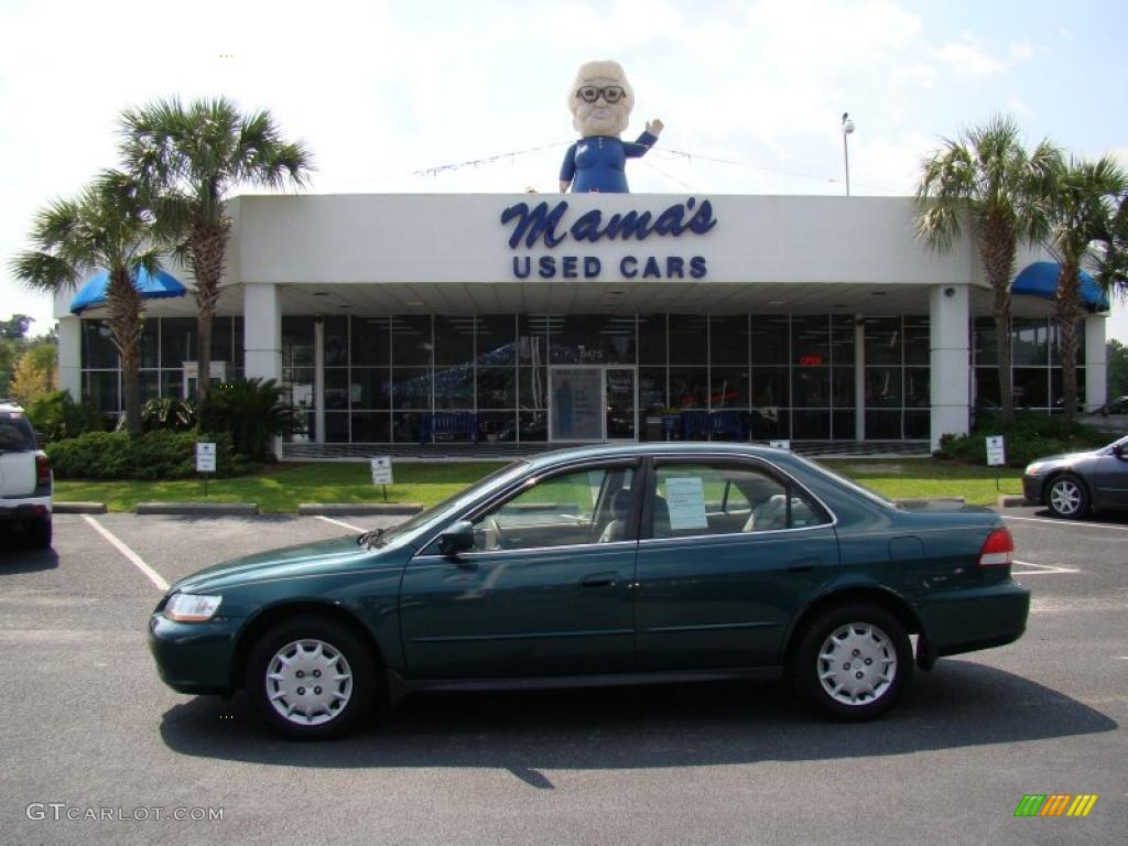 2002 Accord LX Sedan - Noble Green Pearl / Ivory photo #1