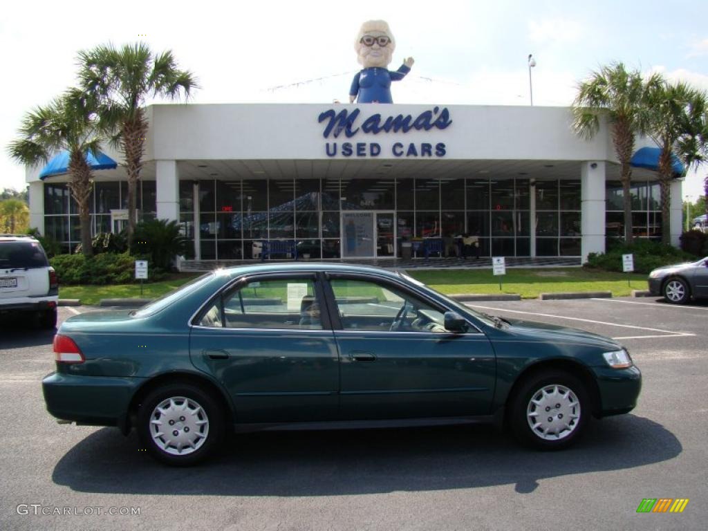 2002 Accord LX Sedan - Noble Green Pearl / Ivory photo #33