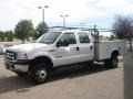 Oxford White - F350 Super Duty XLT Crew Cab 4x4 Chassis Photo No. 2
