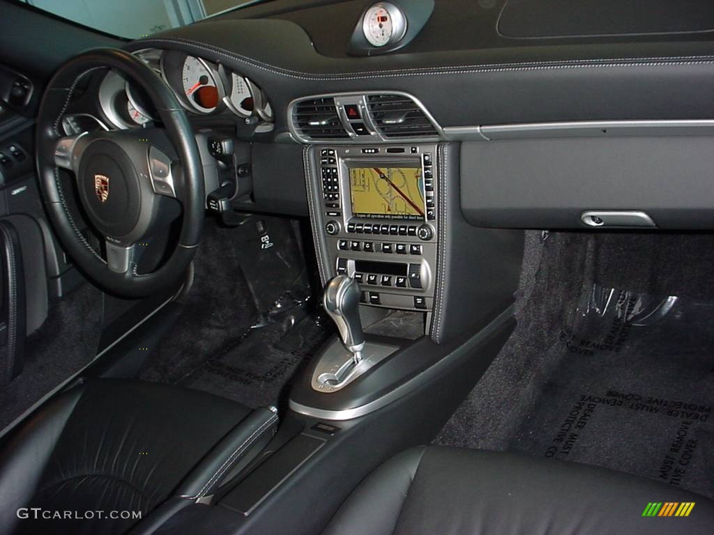 2007 911 Turbo Coupe - Arctic Silver Metallic / Black photo #14