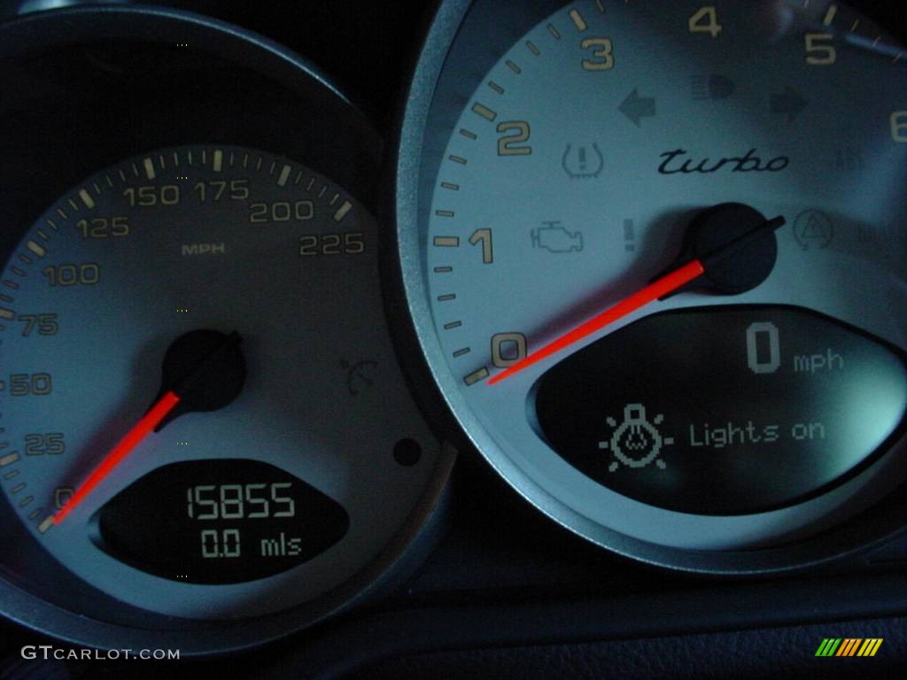 2007 911 Turbo Coupe - Arctic Silver Metallic / Black photo #17