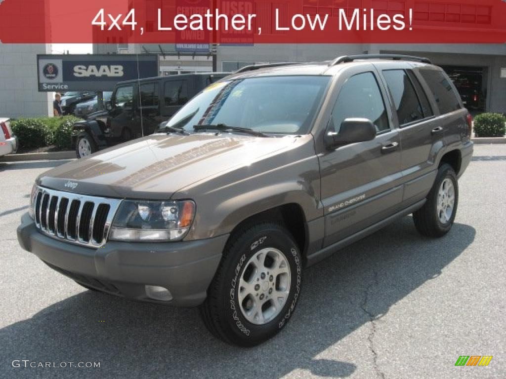 2002 Grand Cherokee Sport 4x4 - Woodland Brown Satin Glow / Sandstone photo #1